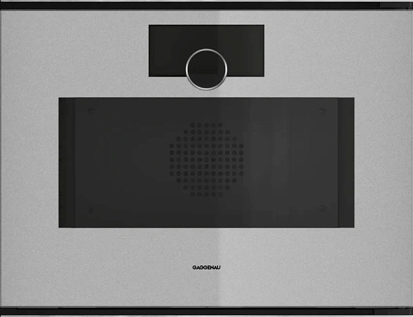 Gaggenau GS240130 — Комбинированный паровой духовой шкаф 60 x 45 см Петли двери справа, отделка Gaggenau Sterling